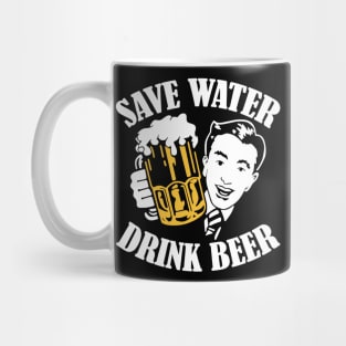 save water drink beer Mug